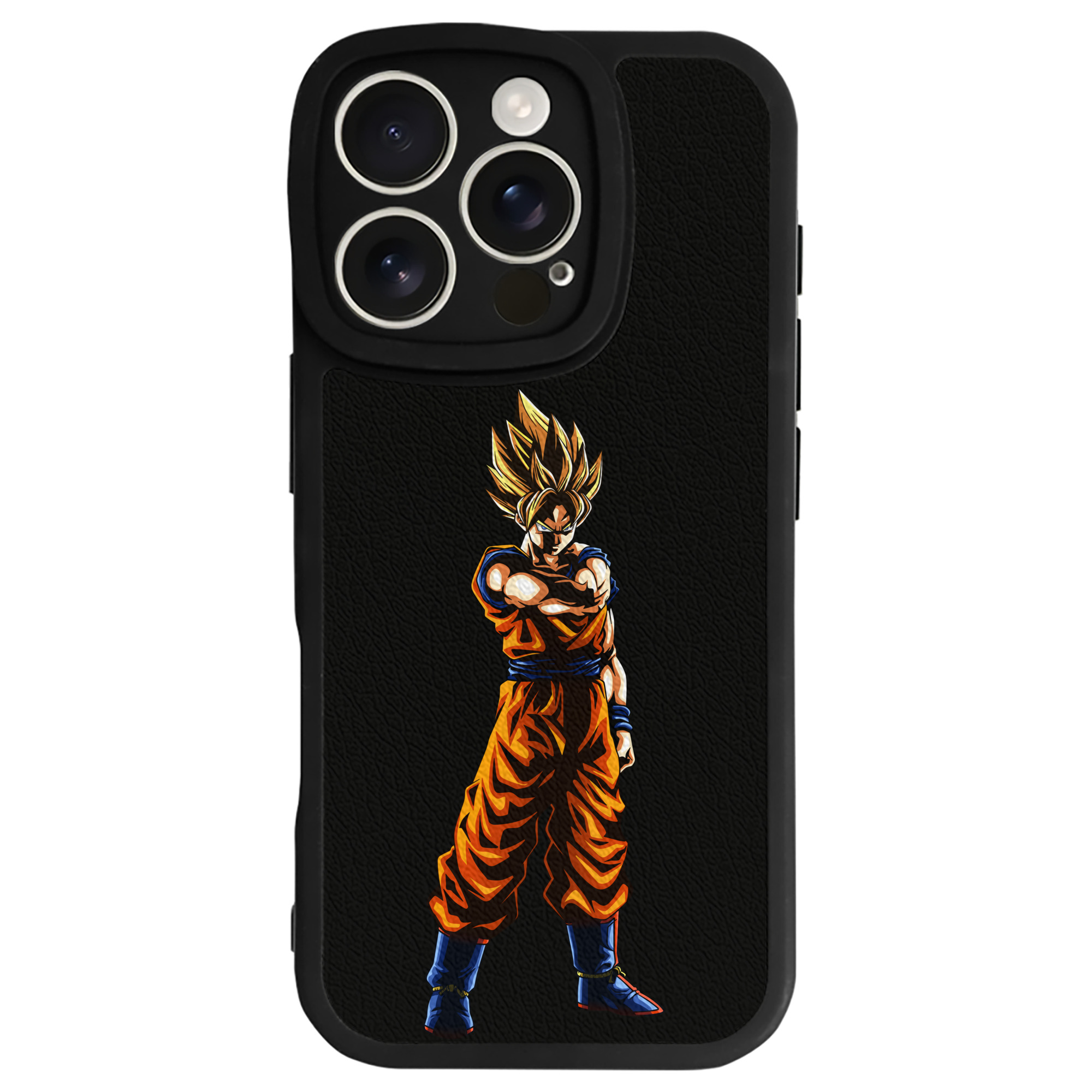 （画像用） ドラゴンボール 孫 悟飯（そんごはん）DRAGON BALL Son Gohan 【iPhone 16シリーズ対応】シリコンスマホケース（レザー調） 材質：シリコン